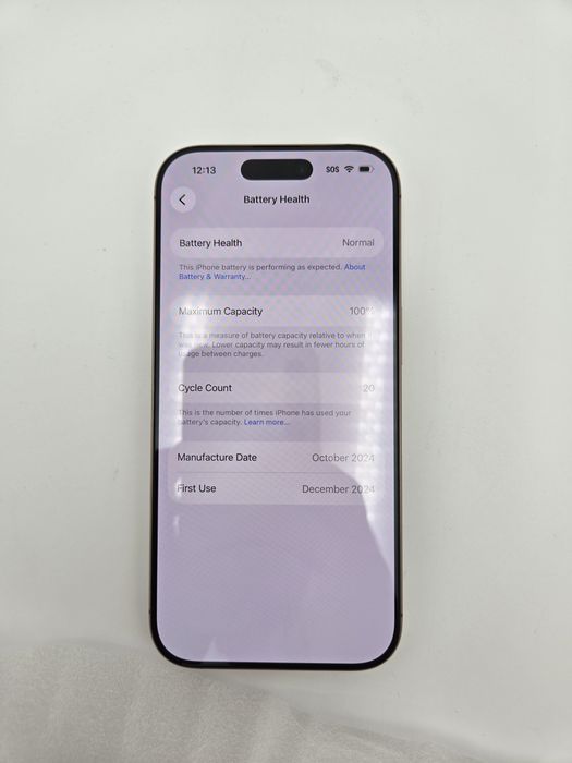 Apple iPhone 16 Pro 256GB Desert Titanium - АКБ 100%, 20 циклов
