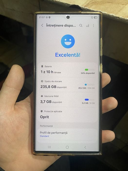 Samsung Galaxy S23 Ultra 256GB/8GB RAM - Stare Impecabilă (Ca Nou)