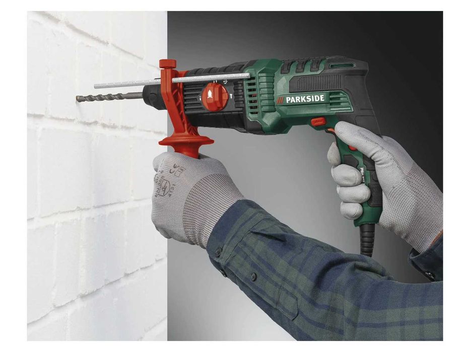Нов Перфоратор Къртач Parkside 800W с Куфар и аксесоари