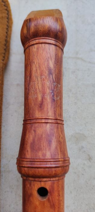 Оригинален швейцарски рекордер (блок флейта) KUNG. Kung Sopranino в "F