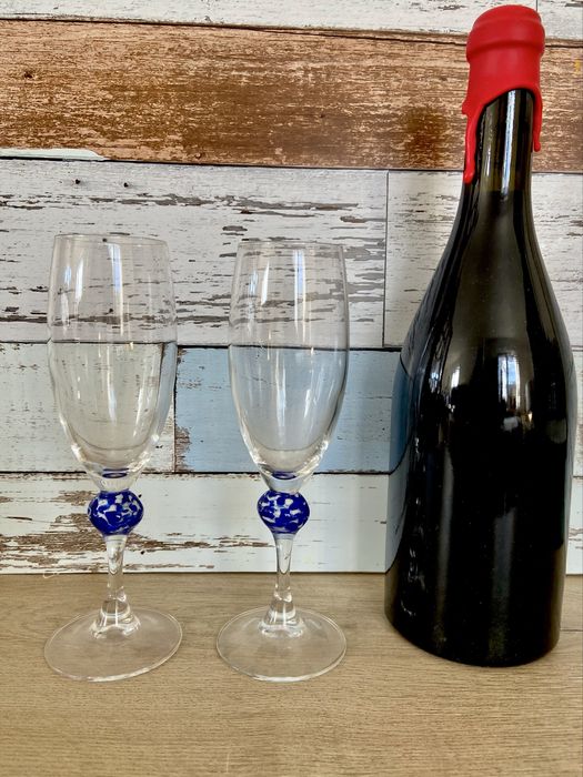 Чаши за вино цветно стъкло