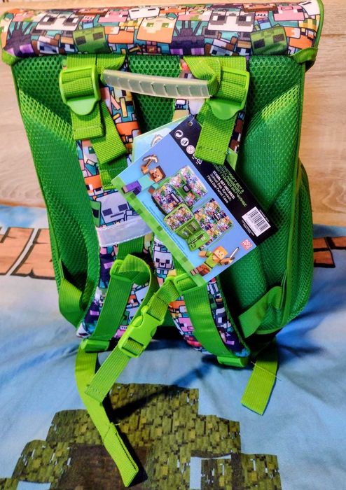 НОВА Ученическа раница Minecraft Ergonomic