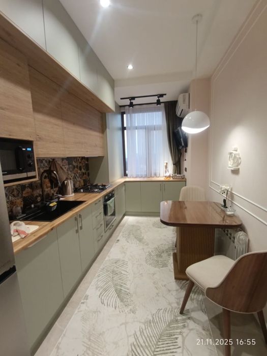 Аренда 2/6/8 Юнусабад 13 с евро ремонтом с мебелью и техникой