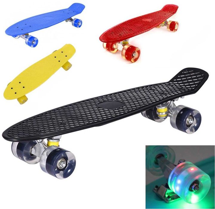 Пениборд със светещи гуми