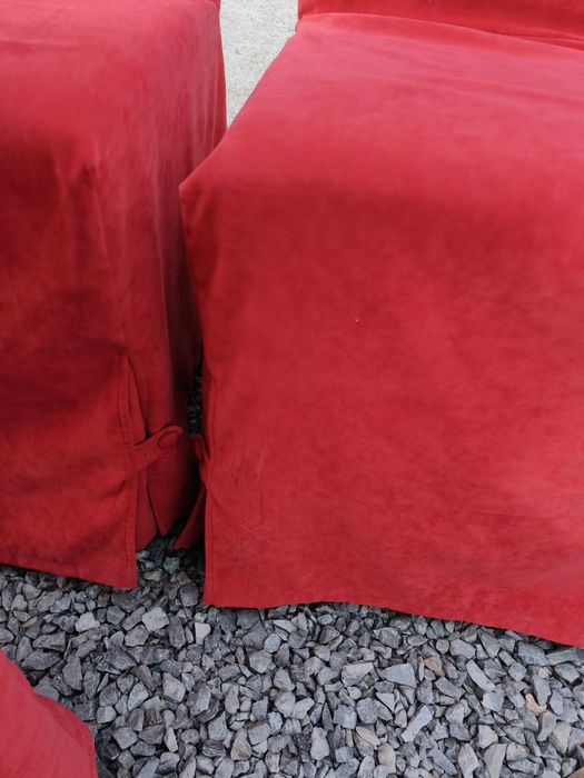 Шест трапезни стола с дамаска