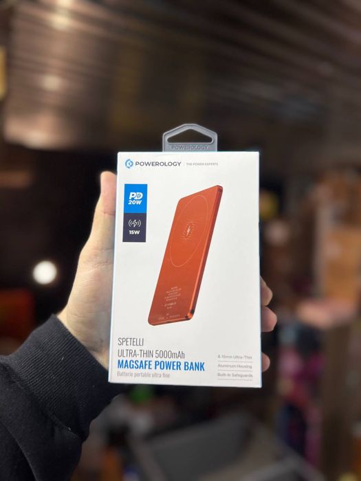 Повербанк ультратонкий ultra slim power bank powerology magsafe