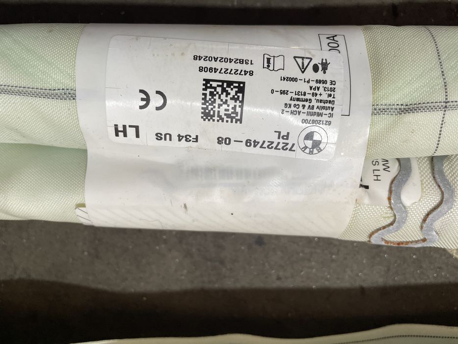 Еърбег завеса/ колан БМВ Ф34, 3 серия ГТ (airbag bmw f34)