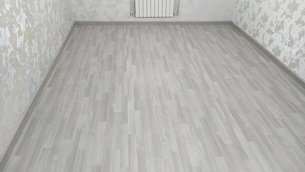 Настила линолеума!!!