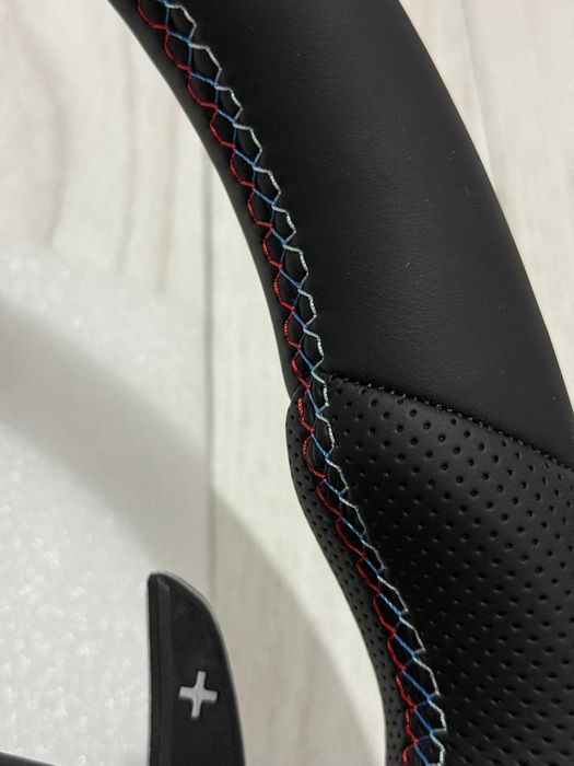 Volan BMW M Tesit /  Piele Nappa & Perforata / BMW F10, F20, F30, F01, F32, F06