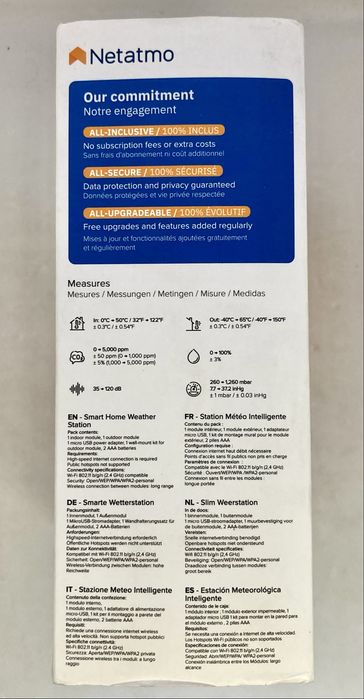 Statie meteo smart Netatmo NWS01-EC
