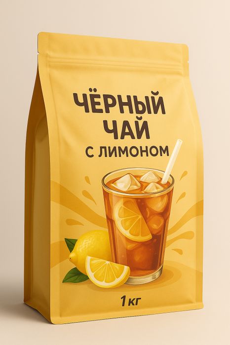 Черный Чай с лимоном 1кг