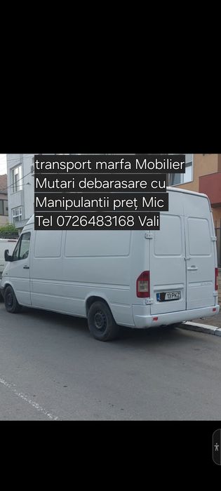 Transport duba de Marfa Mutari Mobilier debarasare cu Manipulantii