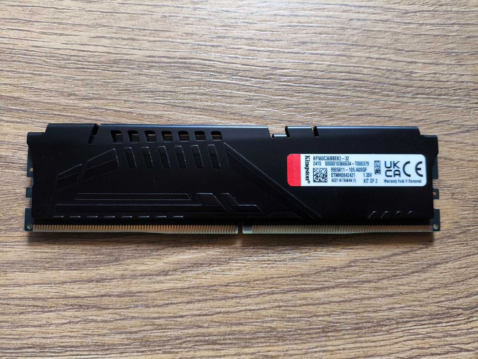 Ram kingston fury beast ddr5 16gb 6000 cl36 hynix/samsung