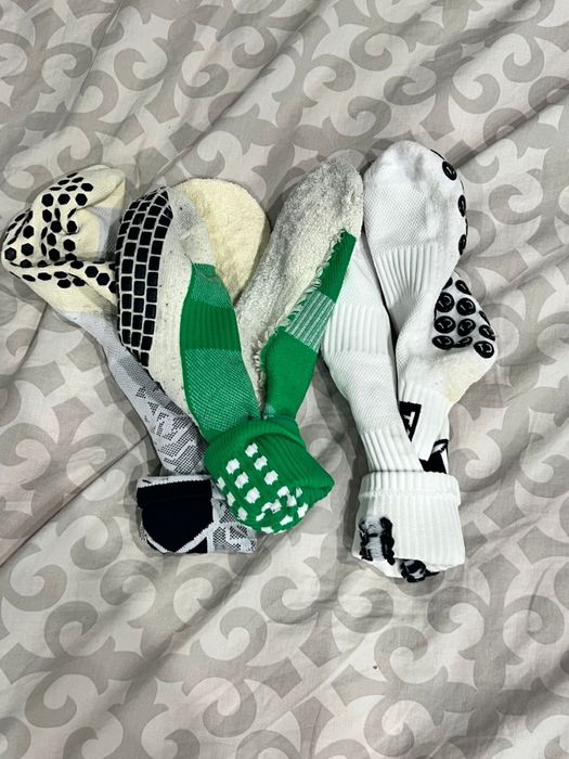 Носки с липучками и гетры (обрезки)