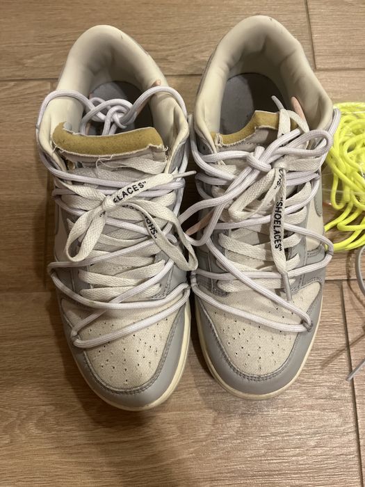 Dunk low Off-White Lot49