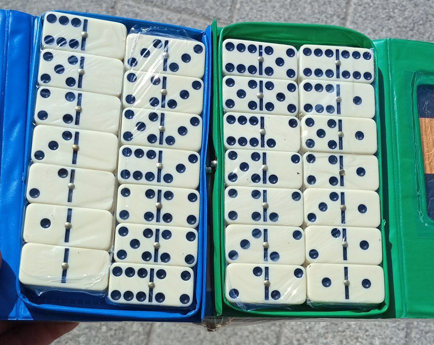 DOMINO DAMINO ДАМИНО Игра домино фигурки домино 28 штук с д