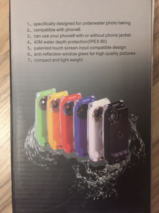 Продаётся водонепроницаемый чехол для iPhone 6. Глубина погружения 40