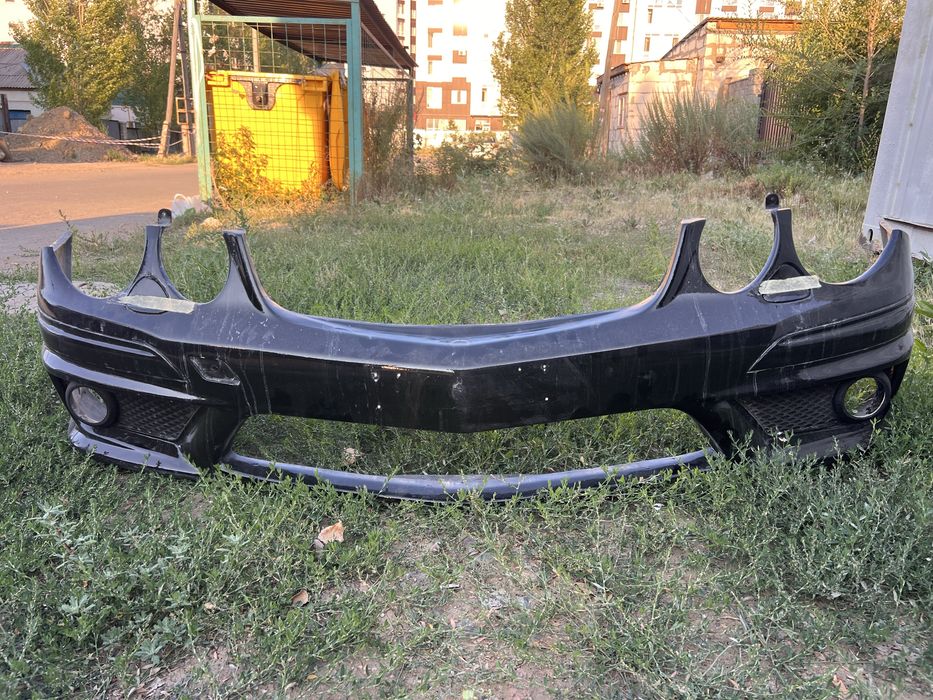 Бампер передный рестайлинг w211