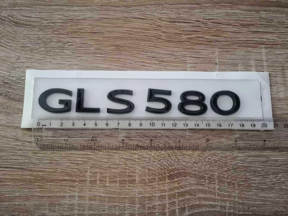 черен надпис нов стил Mercedes Benz GLS 580