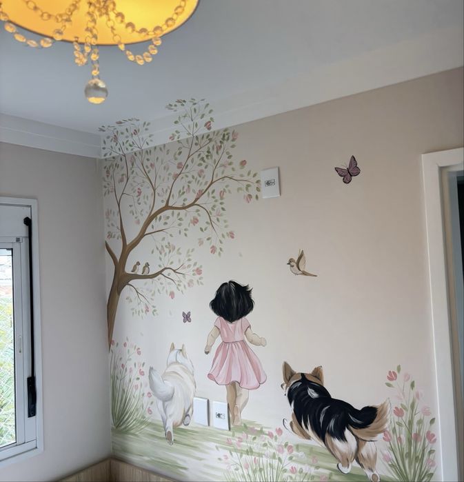 Роспись стен, барельеф