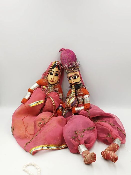 Традиционни антикварни марионетки от Раджастан, Индия.