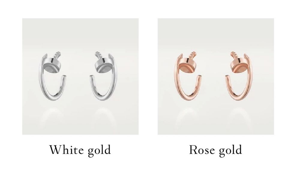 Позлатени обеци Cartier