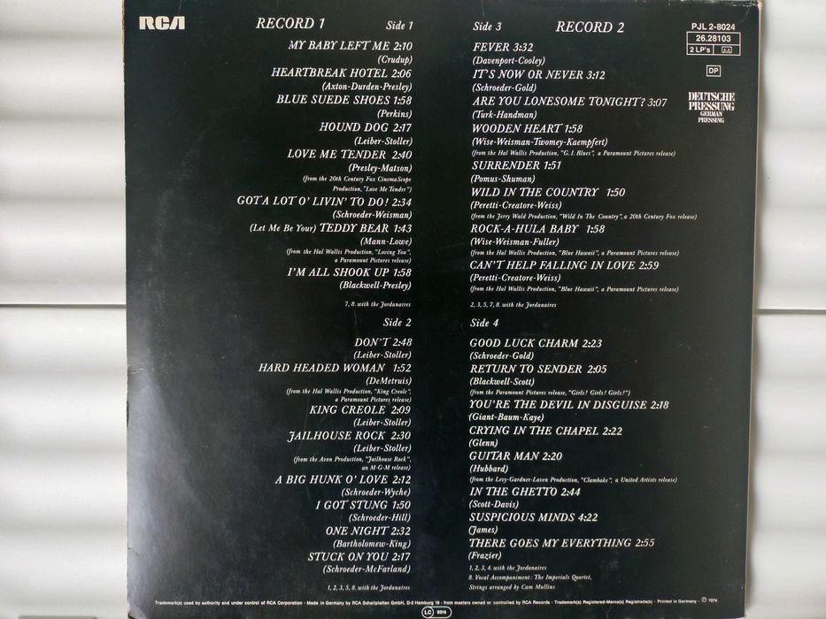 Грамофонни плочи Elvis Presley