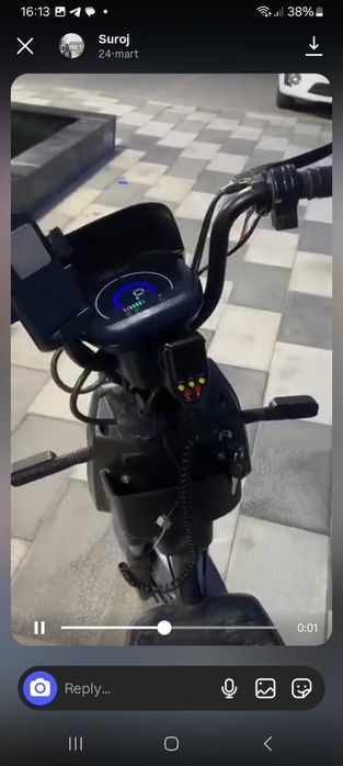 Skuter I bike largo motors 5 akumliyat zaryatchik yurgan 1000 km