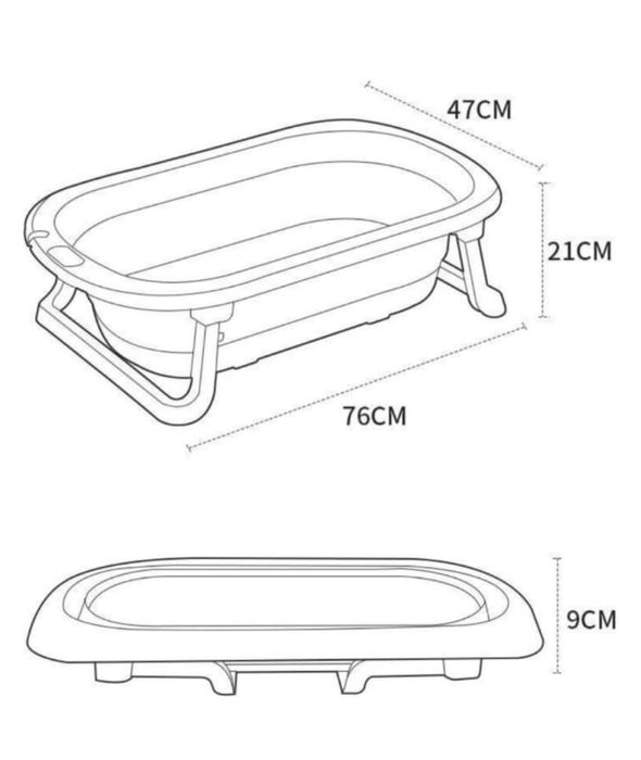 Детская ванночка с термометром
