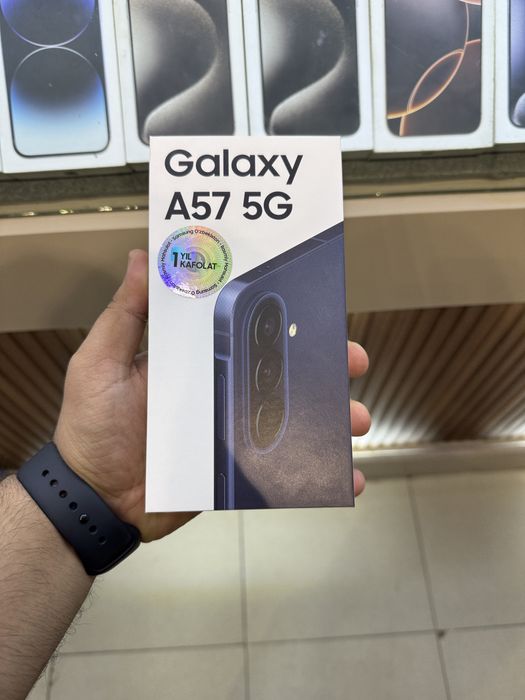 Samsung galaxy A57 Yengi ochilmagan 1Yil kafolat