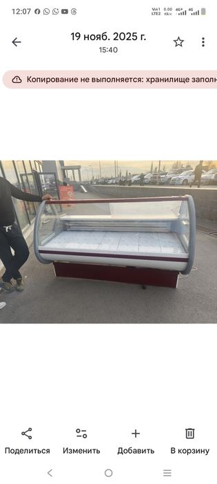 Вктринный холодильник