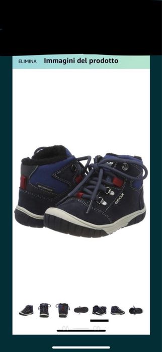 Ghetute Geox M20 Culoarea Navy / Royal Waterproof - Noi