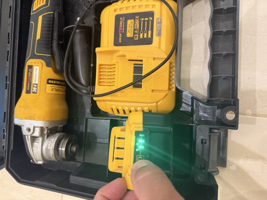 Ъглошлайф на батерии