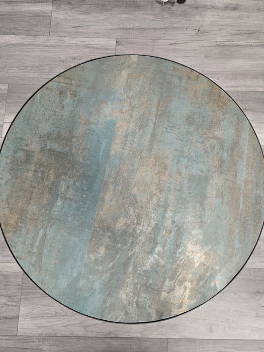 Masuta de cafea din  lemn si sticla (colantata)