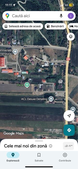 Teren dealu mare langa casa de apa