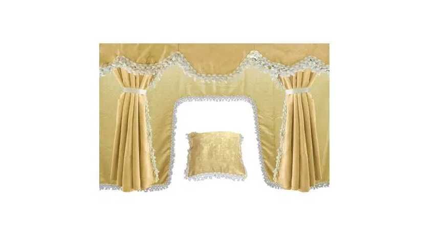 Спален комплект пердета от 5 части за DAF MAN SCANIA VOLVO , 4 цвята