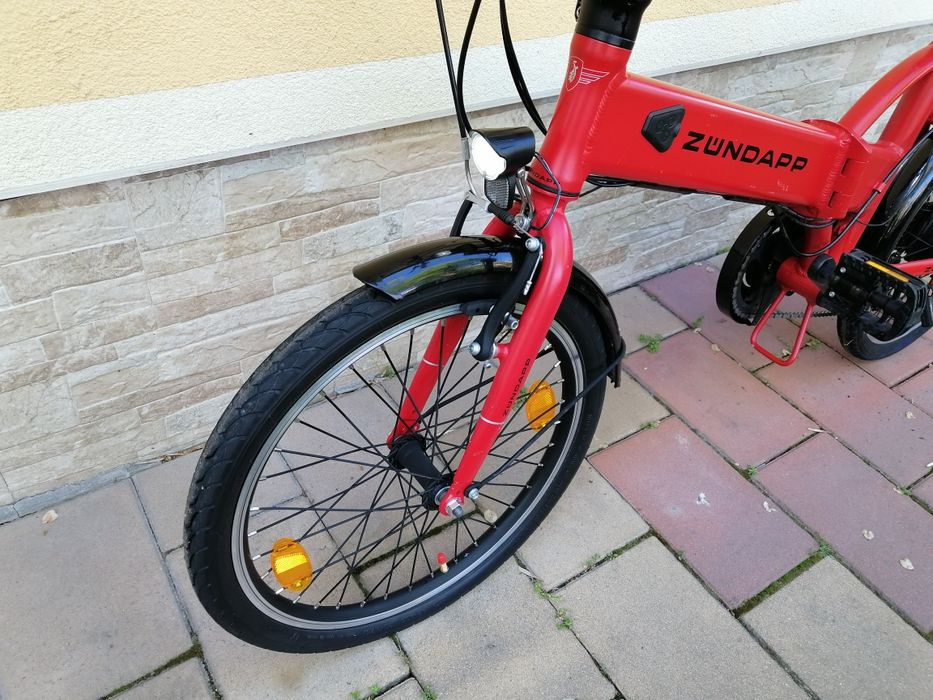 Електрически сгъваем велосипед 20 * ZUNDAPP RED Germany