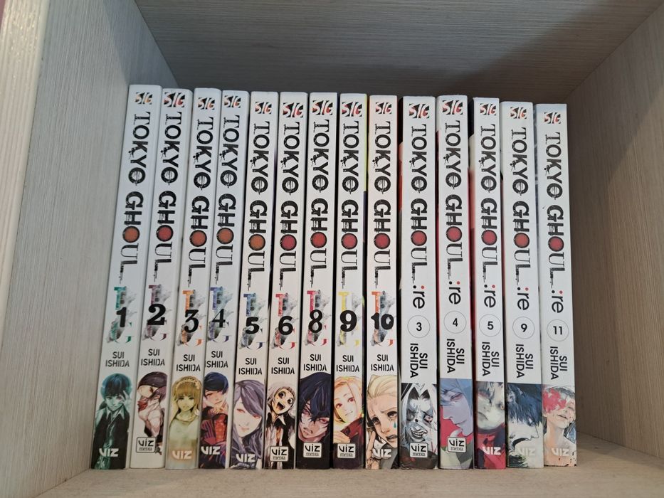 Manga Tokyo Ghoul (1-7, 8-10, RE:3-5, 9, 11)