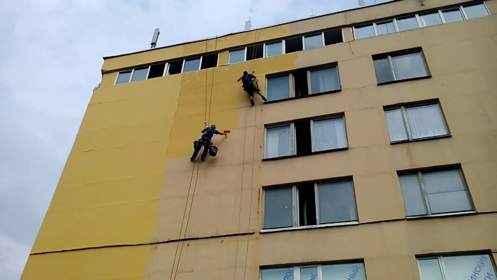Высотные работы / Утепление / Покраска фасада