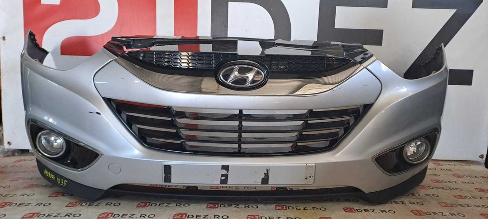 Bara fata completa cu proiectoare pentru Hyundai ix35 - gri argintiu