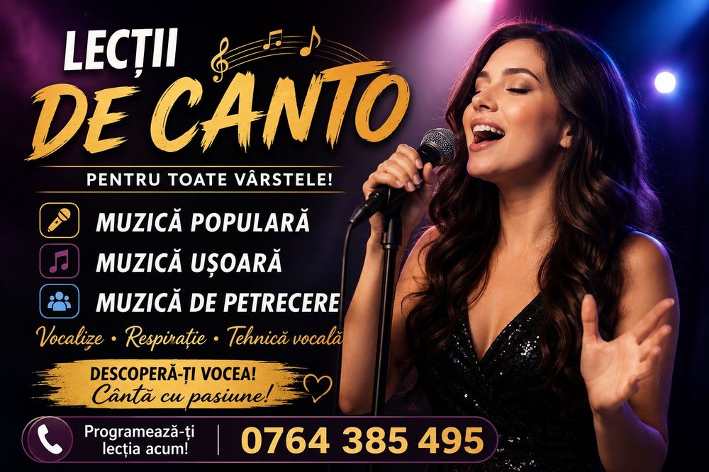 Lecții / Cursuri Canto