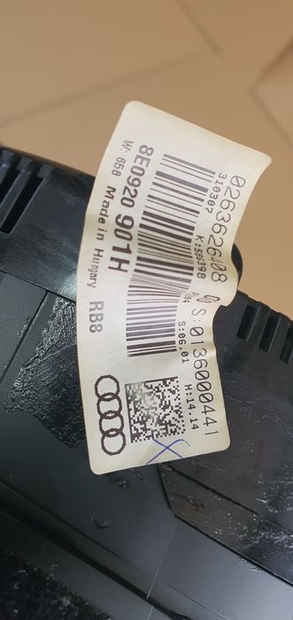 Ceasuri bord 1.9 2.0 tdi audi a4 b6 audi a4 b7 8E0920901H