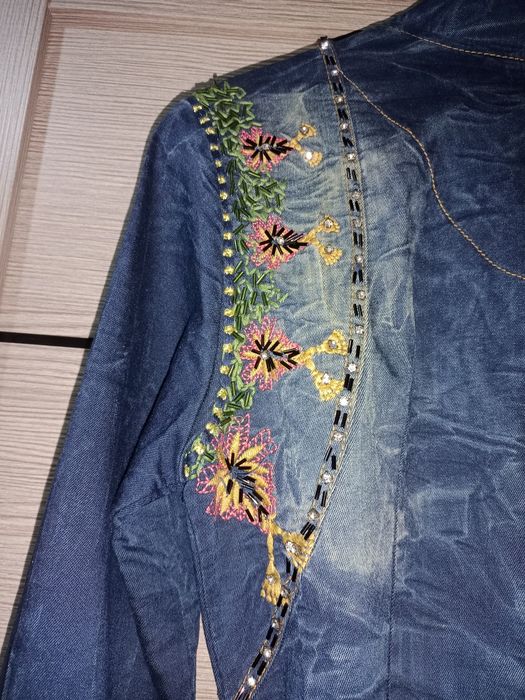 Джинсовые платье-плащ.