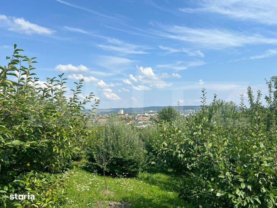Teren intravilan 1418 mp Sancraiu de Mures – panorama oras, utilitat