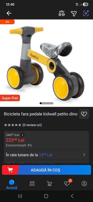 Bicicleta pentru copii