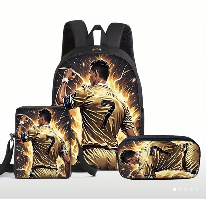 Set 3 in 1 Ghiozdan Cristiano Ronaldo CR7
