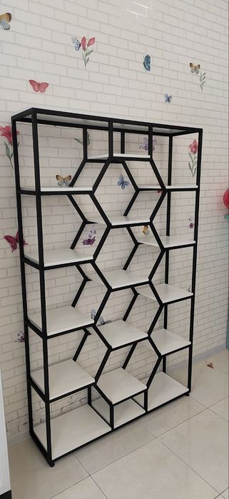 Лофт мебель полка этажерка декоративная  jovon polkalar