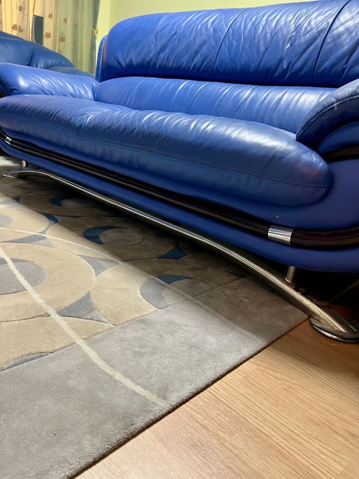 Set canapele piele, canapea, fotolii, fotoliu, otoman