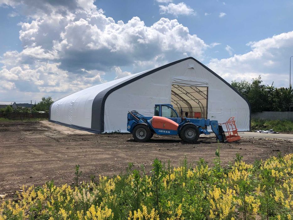 Cort industrial,corturi industriale,hala metalica cu membrana PVC