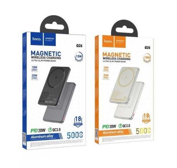 Hoco Q26/Q26A Power Bank MagSafe 5.000/10.000mah ультра тонкий